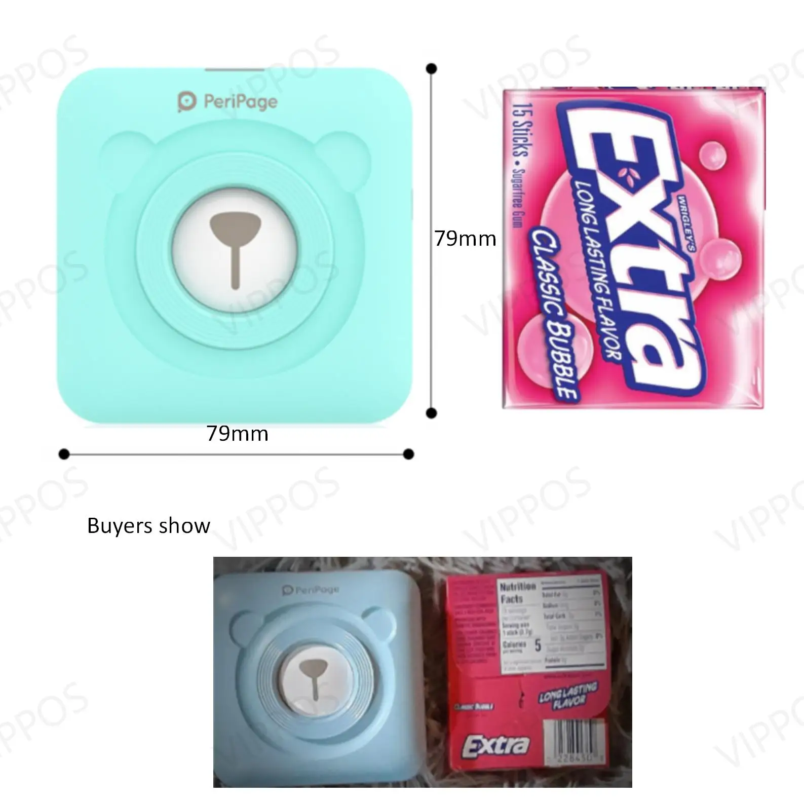 PeriPage 304 DPI карманный мини-принтер с Bluetooth для фотографий беспроводной переносной