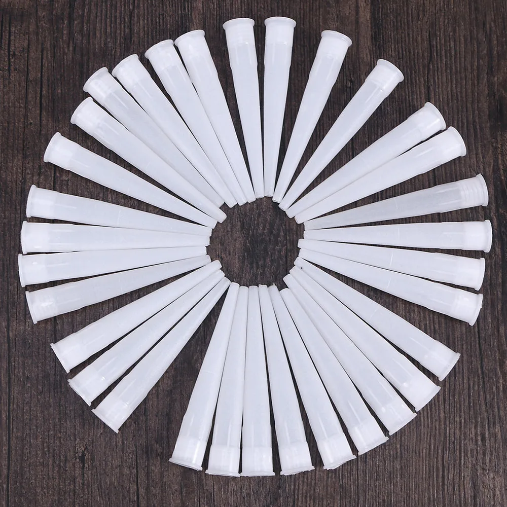 

50pcs Caulk Nozzles Glue Nozzles Sealant Silicone Caulking Device Accessories