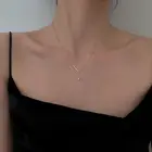 Колье-чокер женское из серебра 925 пробы, в полоску