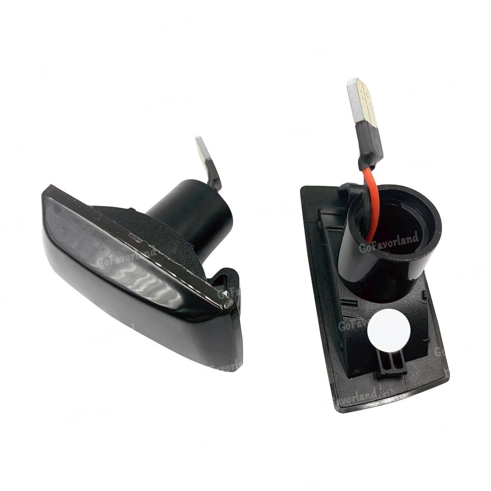 2 шт. динамический Боковой габаритный фонарь поворота светильник