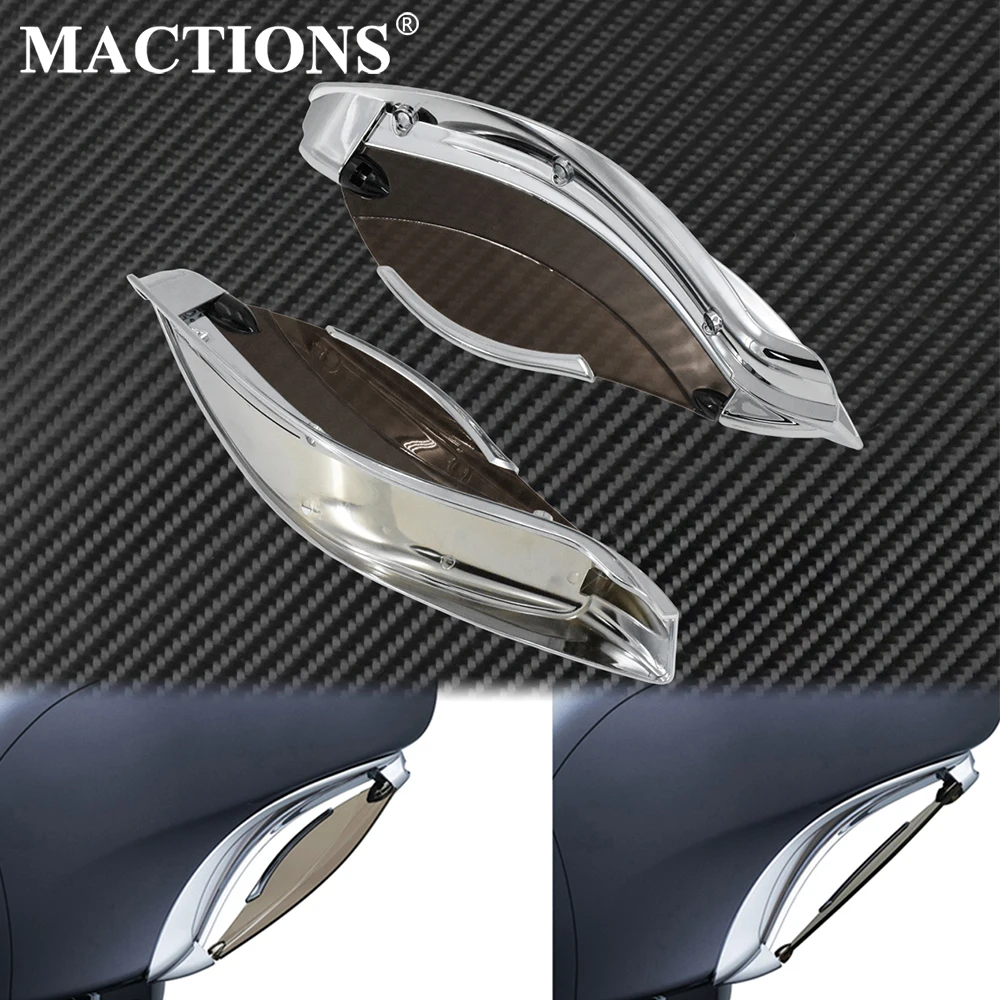 

Motorcycle Adjustable Smoke Batwing Fairing Side Wing Air Deflector For Harley Touring 2014-2019 Electra Glide Tri Glide FLHX