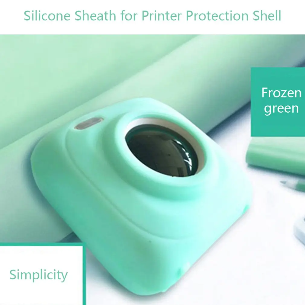

Portable Instant Photo Printer Thermal Printers Office Electronics Photos And Bills Printer Protective Case Silicone Case