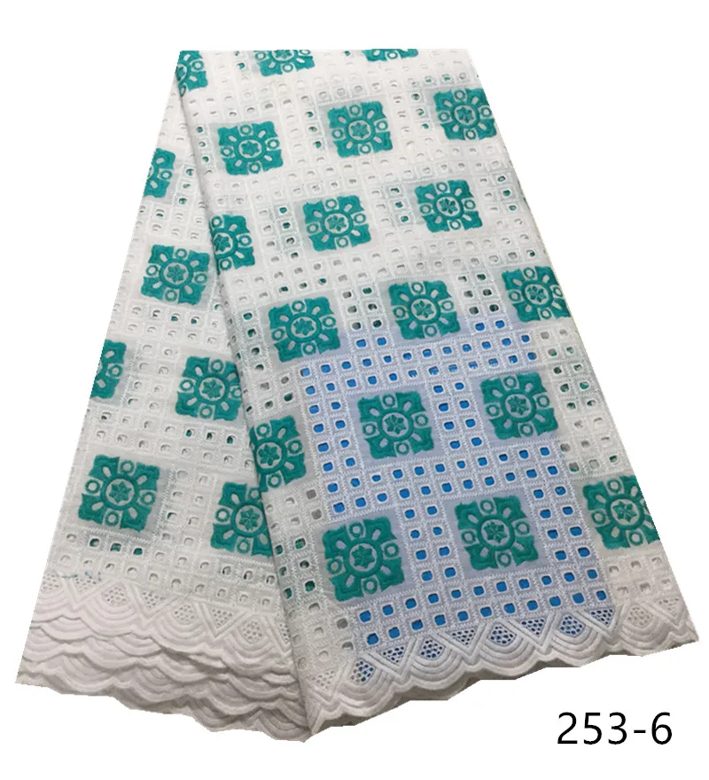 

African Cotton Lace Fabric 2019 High Quality Swiss Voile Lace In Switzerland Embroidery Swiss voile Lace 253