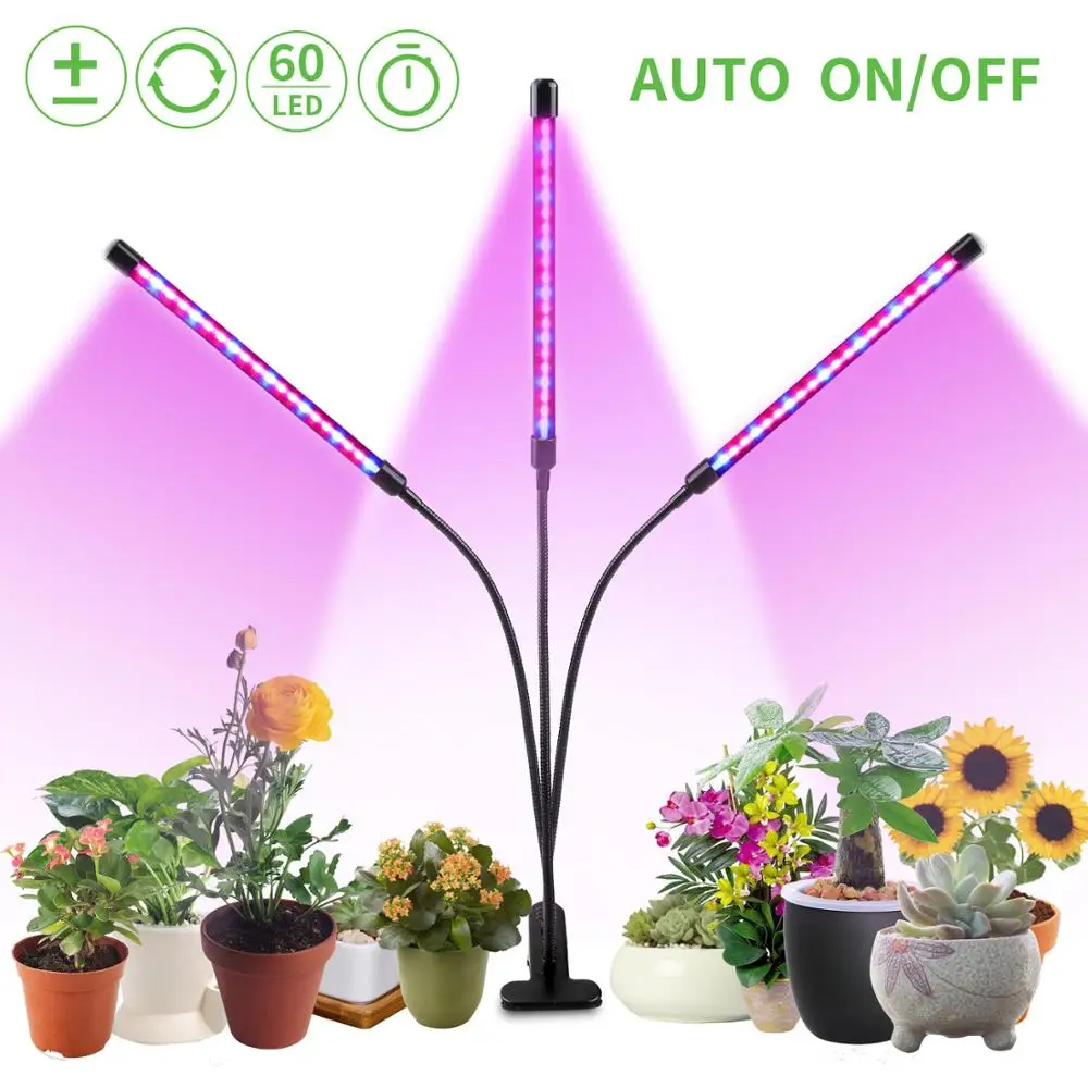 Светильник для выращивания растений, 30 Вт, с функцией таймера от AliExpress WW