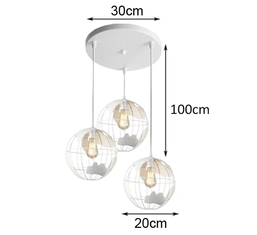 White Disc 20cm Подвесные светильники черный белый абажур для кухни бар столовая Ресторан кофейня украшение дома подвесной светильник - Цвет корпуса: White Disc 20cm