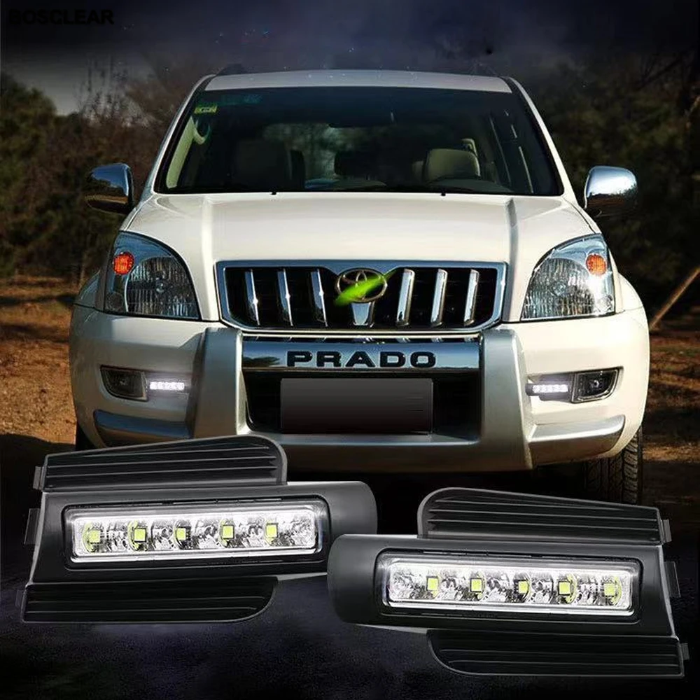 Комплект из 2 предметов Автомобильная проблесковая для Toyota Prado LC120 GRJ120 2003 ~ 2009
