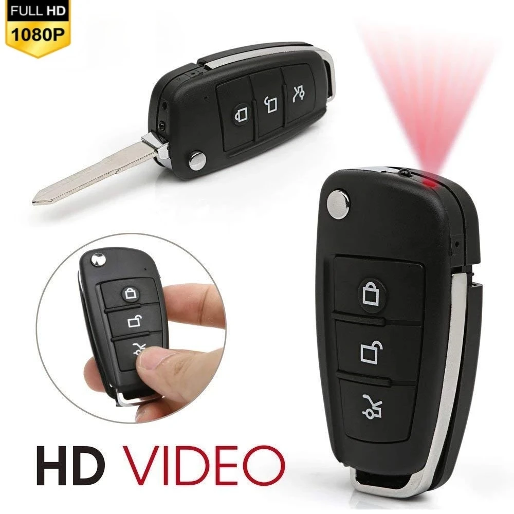 

Ультрамаленькая Спортивная камера видеонаблюдения с инфракрасным ночным видением 1080P Full HD, мини-камера для автомобильных ключей, портативн...