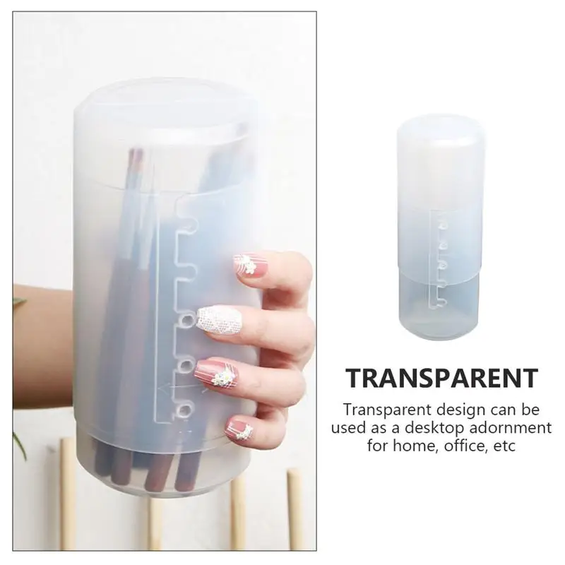 1 шт. ведро для хранения кистей макияжа пластиковая Косметическая кисть