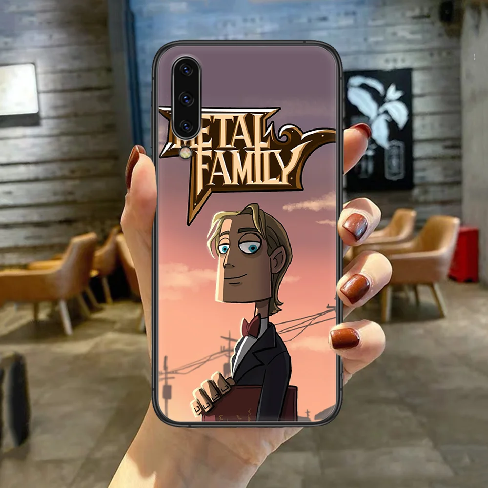 

Metal Family Phone Case For For SamSung Galaxy A M 5 8 10 20 30 31 40 50 51 70 71 80 S E Black black Prime Painting Funda Tpu