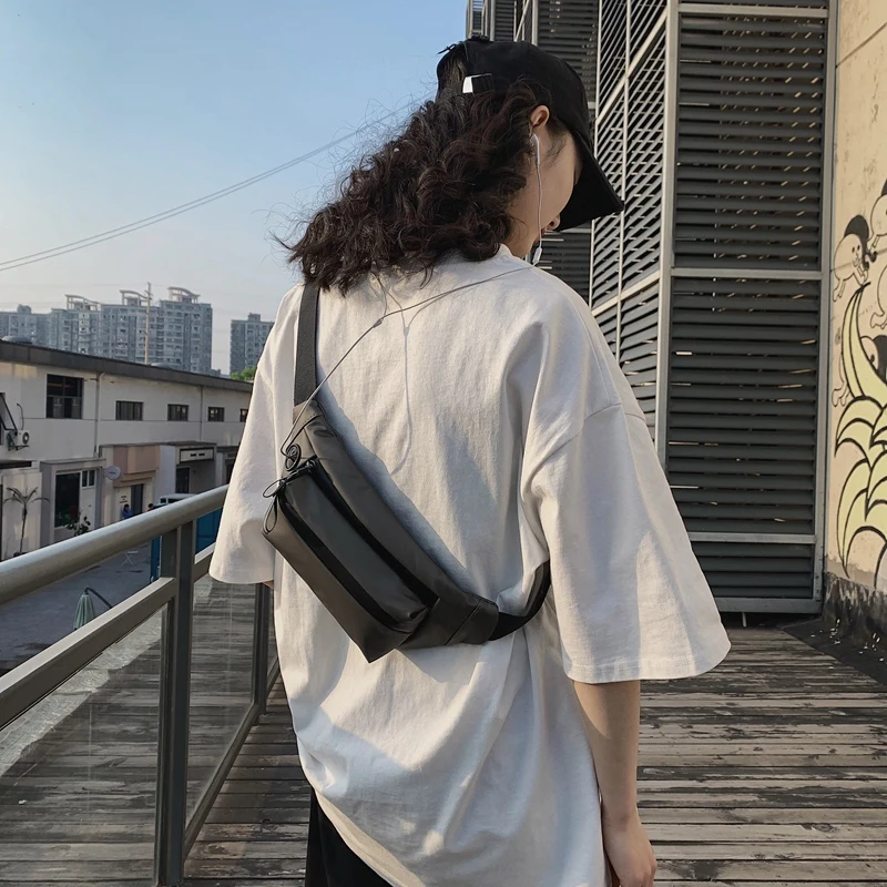 Men Water Proof Waist Bag Chest Pack Reflective strip Luminous Gym Cycing Running Letter Zipper Unisex Casual Holiday Travel |