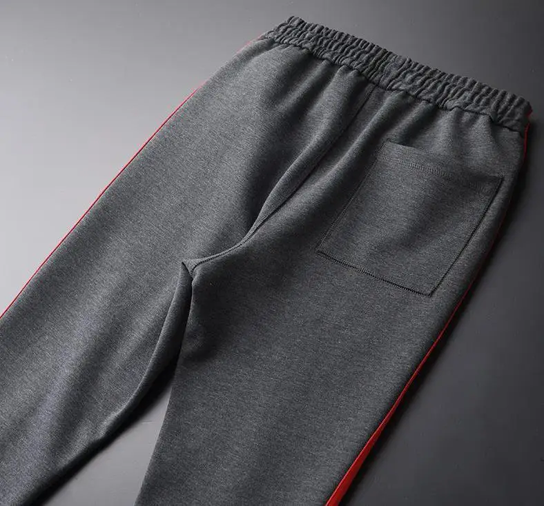 Брюки мужские композитные роскошные спортивные толстые брюки контрастных