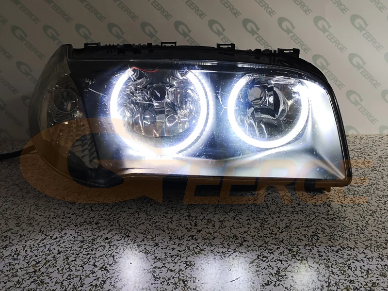 Фото Для BMW E83 X3 2003 2004 2005 2006 пред Facelift ультра яркий SMD светодиодный комплект колец ангельские глазки Halo Дневной светильник аксессуары для стайлинг... №3