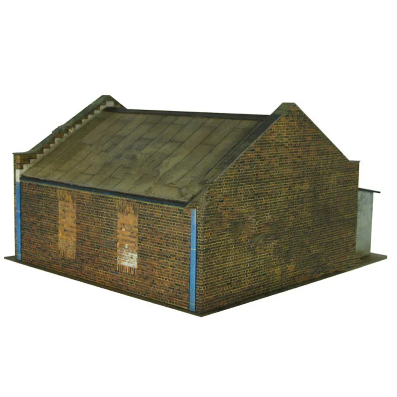 1:87/76/56/64/52/150 весы Авто ремонтная станция Бумага модель поезда магазин песчаной