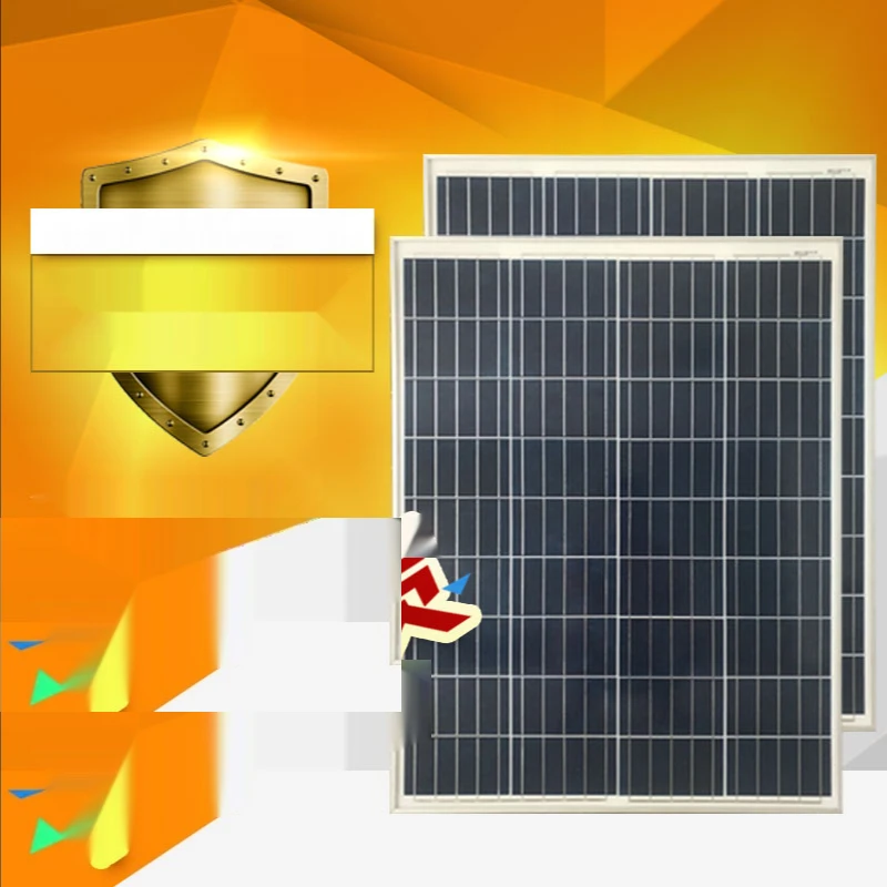 

GY New Polycrystalline Silicon Solar Photovoltaic Panel 100W 12V Battery Charging