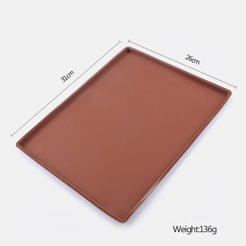 

1pc Non-stick Baking Mat Cake Pad Roll Pad Kitchen Accessories Bakeware Baking Tools Silicone Oven Mat Cake Roll Mat Baking