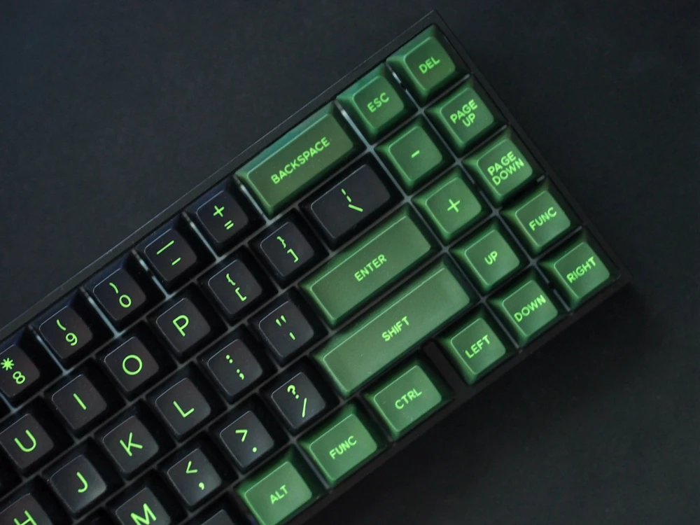 Domikey SA abs doubleshot keycap semiconductor для mx stem keyboard poker 87 104 gh60 xd64 xd68 xd84 xd96 xd75 xd87 зеленый