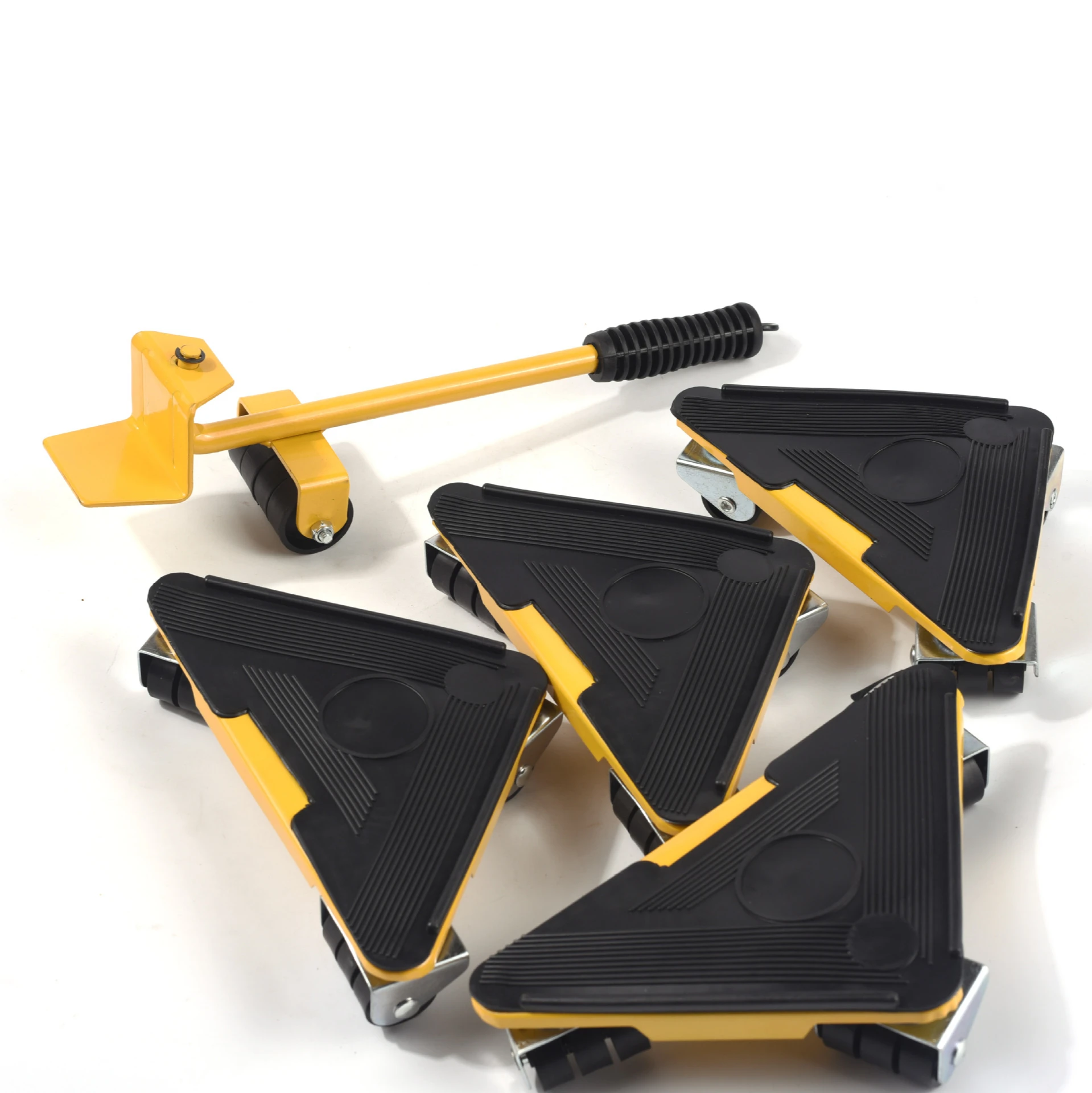 

5-piece set of triangular iron mover movable portable mover heavy object moving tool furniture moving