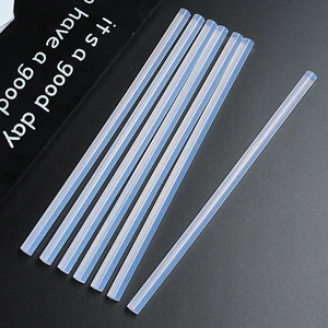 Палочки термоклея 10-20 шт., прозрачное, черного цвета, с 11 мм 7 мм Клеевые стержни Adhensive в производстве электрического клеевого пистолета, категория