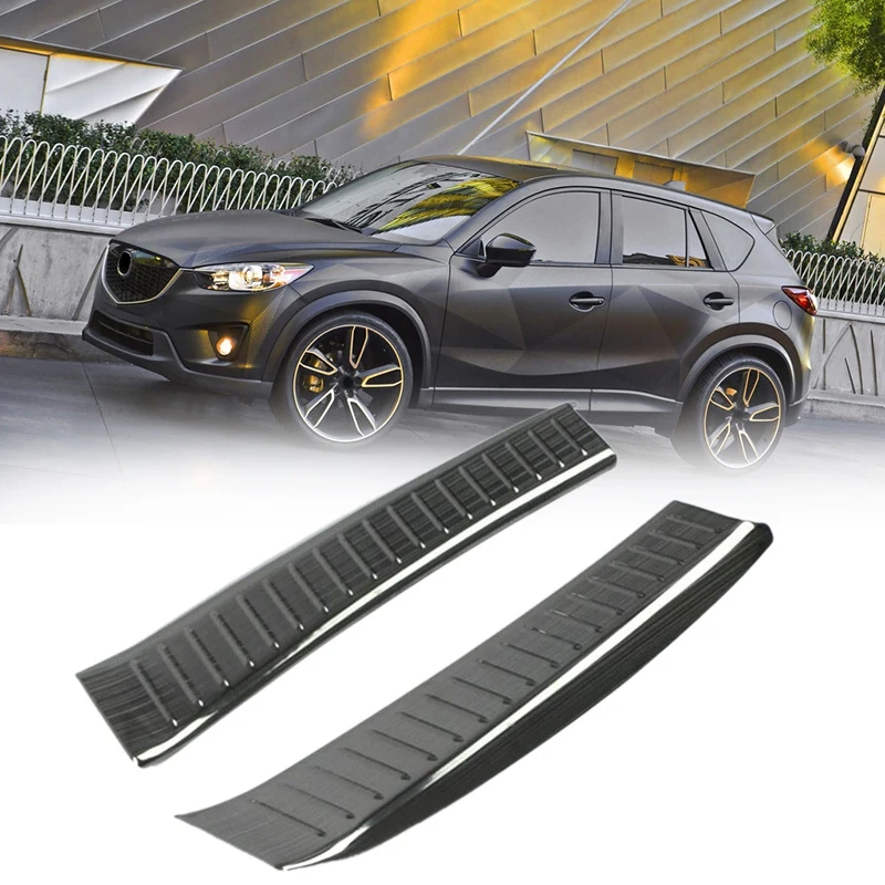 

Car Rear Bumper Protector Trunk Sill Plate Cover Protection Sticker Plate Trim for MAZDA CX-5 CX5 CX 5 2020