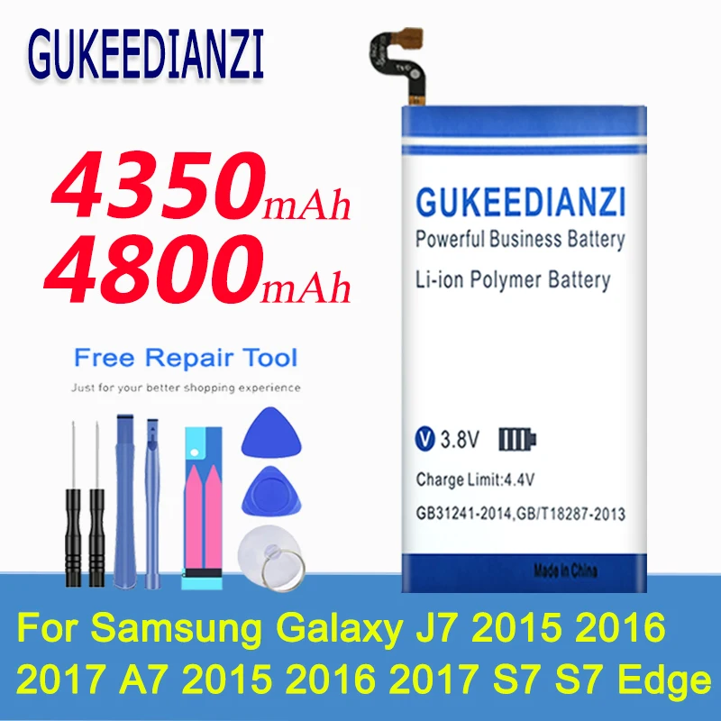 EB BG935ABE аккумулятор для Samsung Galaxy J7 2015 2016 2017 A7 S7 Edge G935 G935FD J700F G930 A720F J710 A700|Аккумуляторы