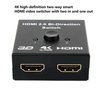 hdmi compatible switcher 4k 60hz bi direction 1x22x1 hdr audio adapter for ps4 tv box 4k hd hdmi compatible switcher