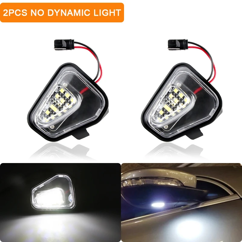 2PCS LED Puddle Light Bulb Under Side Mirror No Error Led Lamp For Volkswagen VW Passat EOS CC Scirocco Jetta | Автомобили и