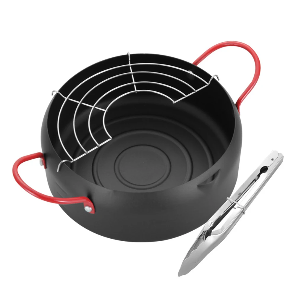 22 см японский стиль ручка фритюрницы легкая чистка темпура антипригарная