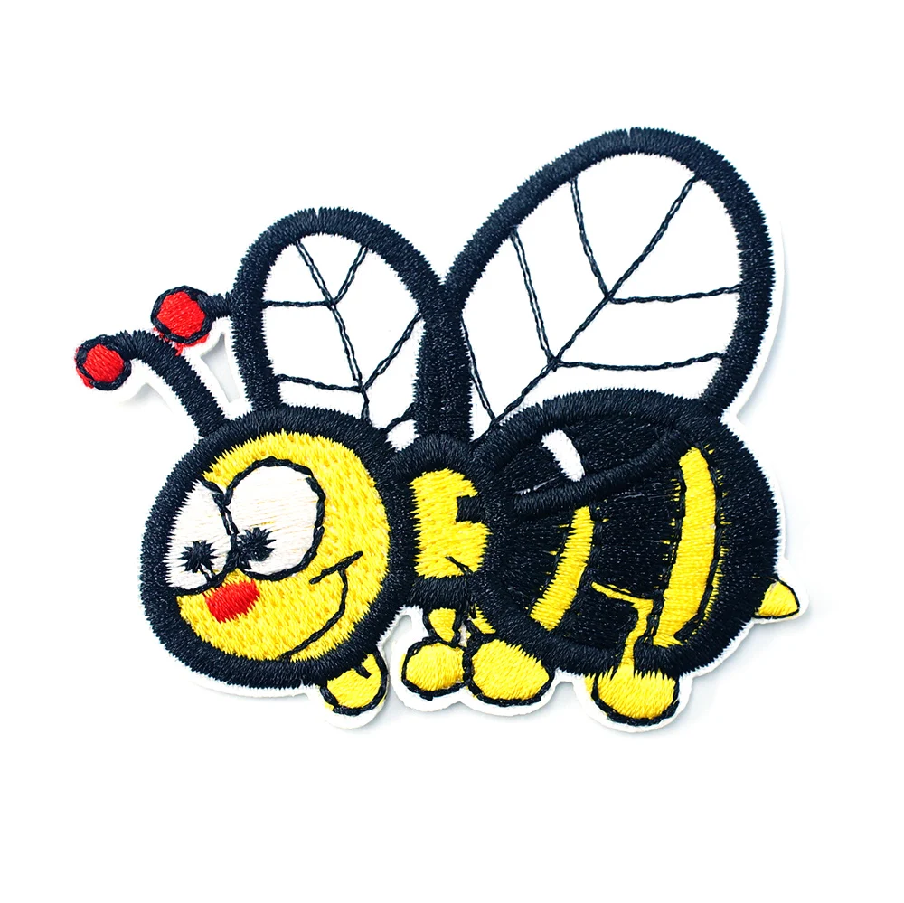 Пчела (Размер: 6 2x7 0 см) сделай сам тканевые значки ремонт декорирование патч