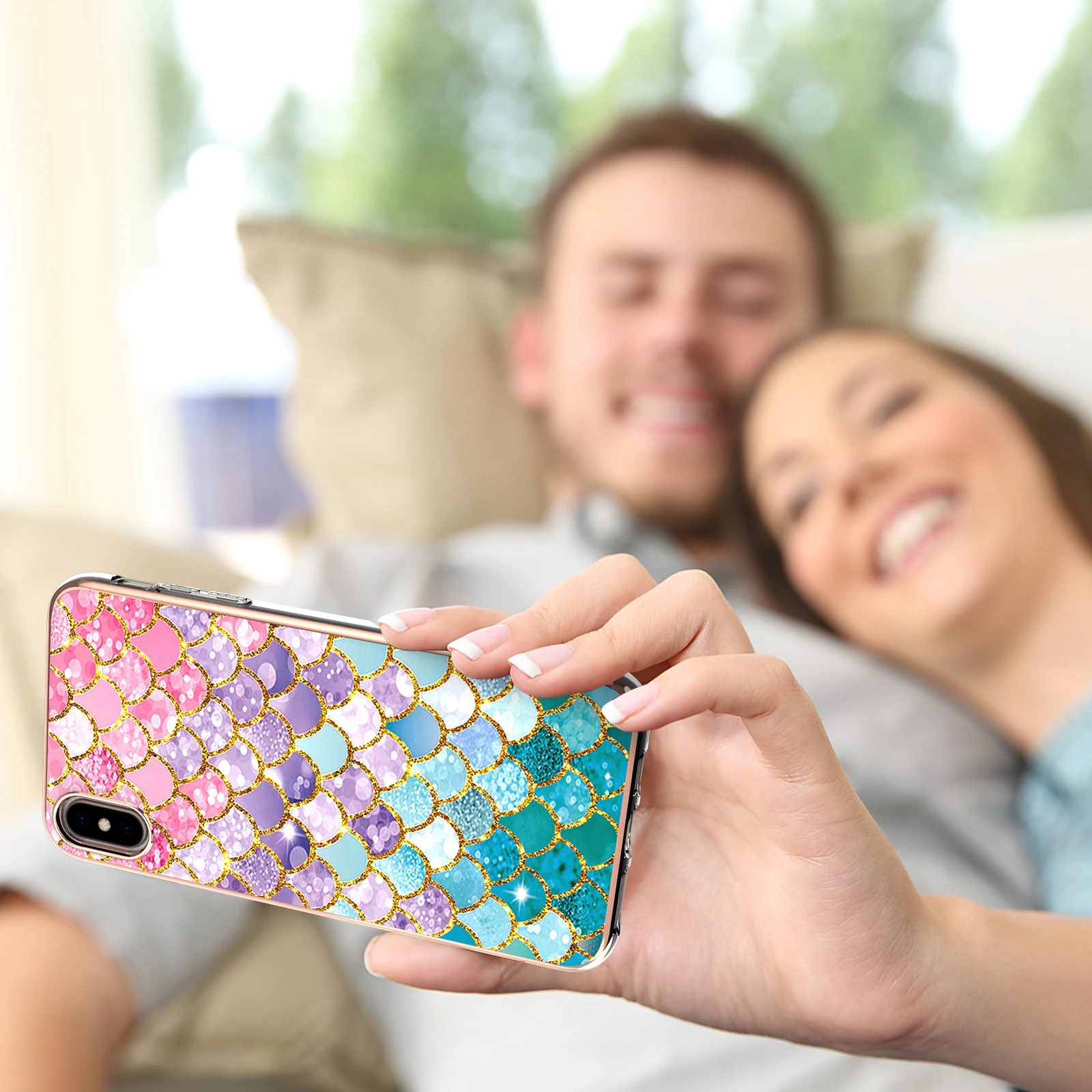 

Flower Phone Cases for iPhone 11 12 Pro Max Mini SE 2020 XS XR 7 8 Plus Fundas Luxury Thicken Shockproof Soft IMD Colorful Cover