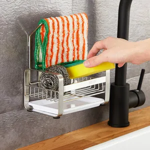Кухонная одноразовая подставка для слива раковины без отверстий, подвесная корзина для хранения смесителя, посуды, LB81918