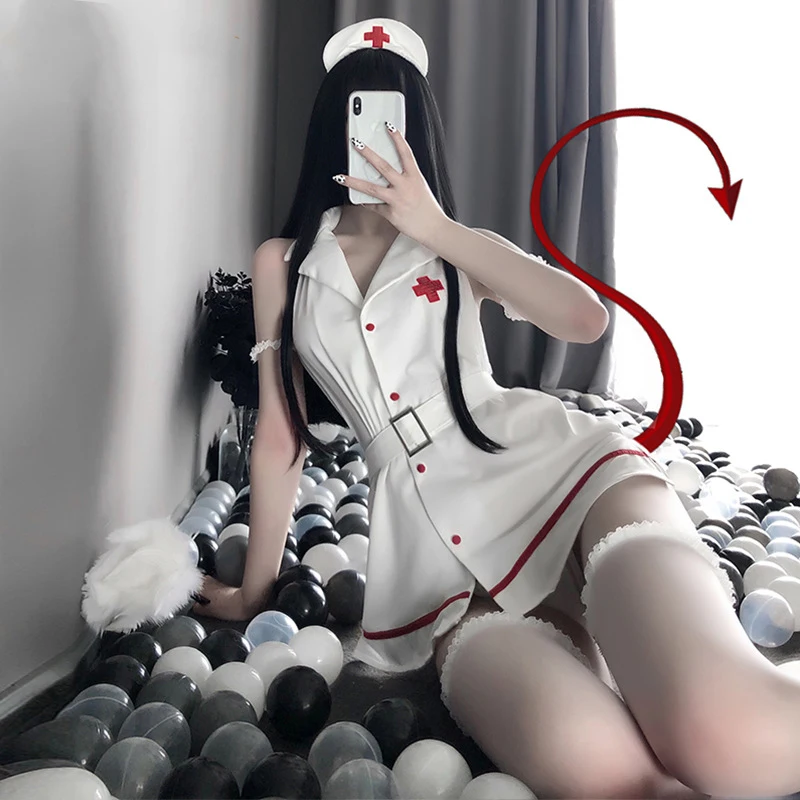 

Nurse Costume Erotic Maid Cosplay Sexy Anime Outfits for Woman Underwear Set Uniform Passion Temptation Sexy Fantasy Outfit