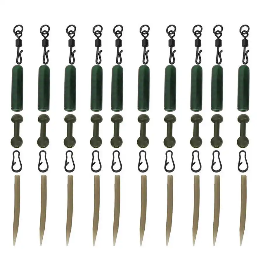 50 шт./компл. защитный свинцовый зажим для ловли карпа резиновый конус анти-втулка