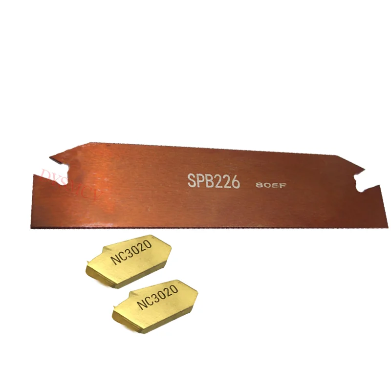 1 шт. SPB226 лезвие и 10 SP200 NC3020 PC9030 SPB прорезиненная режущая вставка токарный станок с
