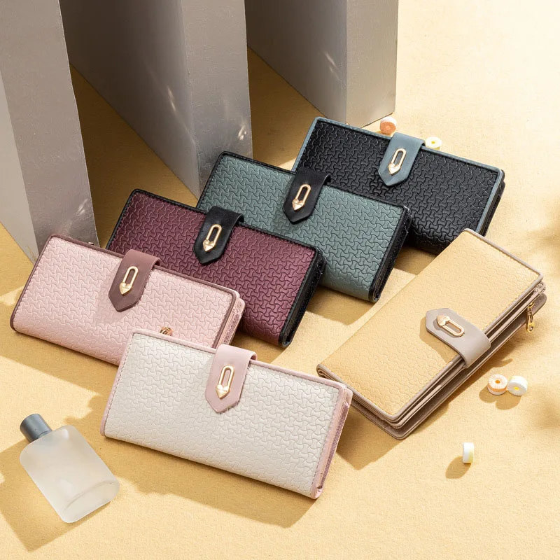 Женские кошельки из искусственной кожи вместительные многофункциональные