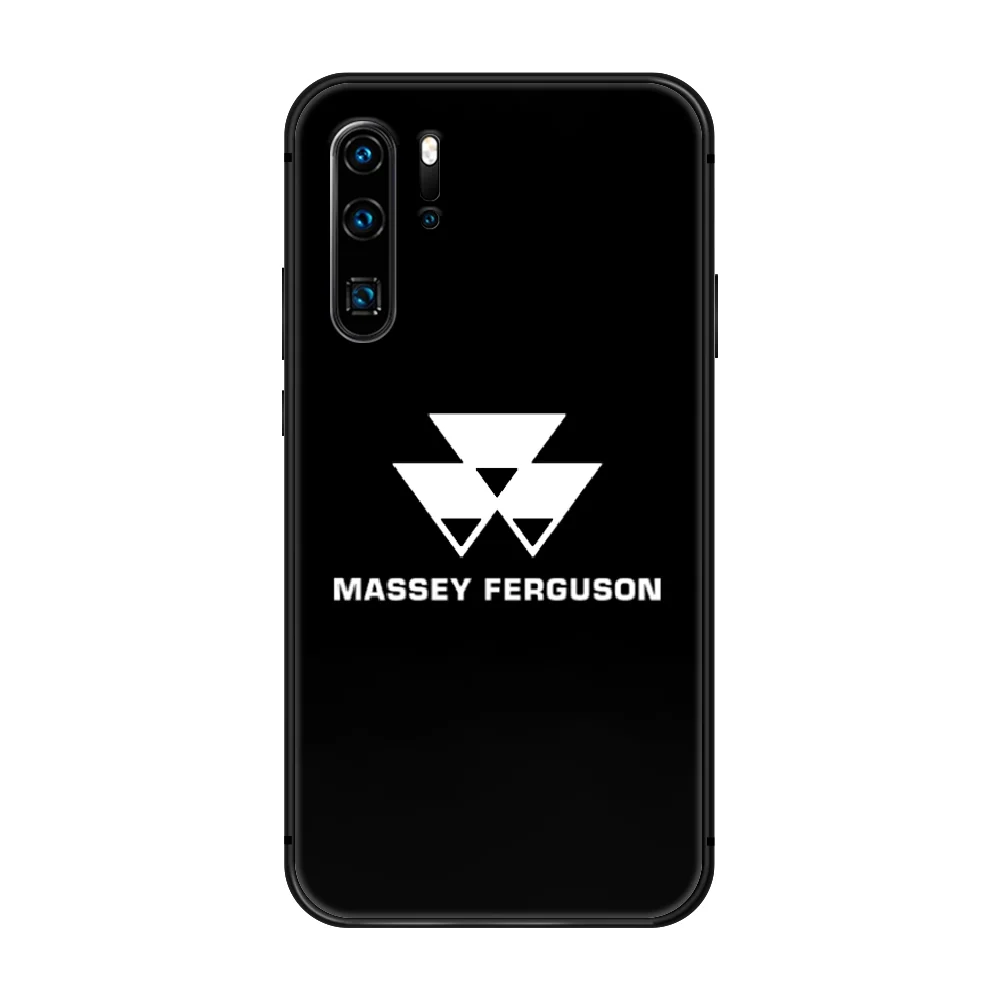 

Tractors logo Massey Ferguson Phone Case Cover Hull For Huawei P8 P9 P10 P20 P30 P40 Lite Pro Plus smart Z 2019 black prime