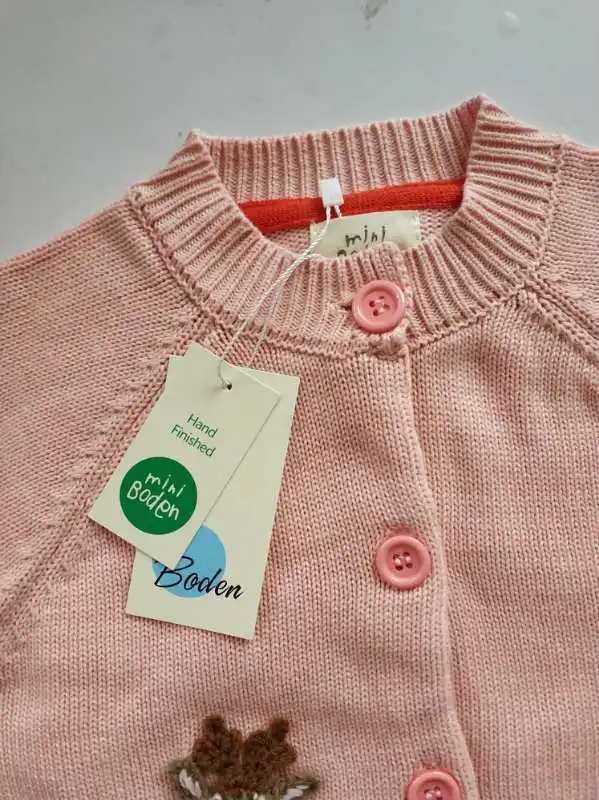 Новинка Детский свитер Пальто Зима 2018 Хлопковые свитера для девочек Осенние |