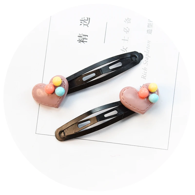 

2Pcs/Set New Girls Cute Star Crown Love Flower Ornament Hairpins Barrettes Children Hollow Hair Clips Kids Hair Accessories