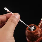 Пресс-Палка для табака из стерлингового серебра, скребок для табака с ладонью, курительный пресс или аксессуары для сигар