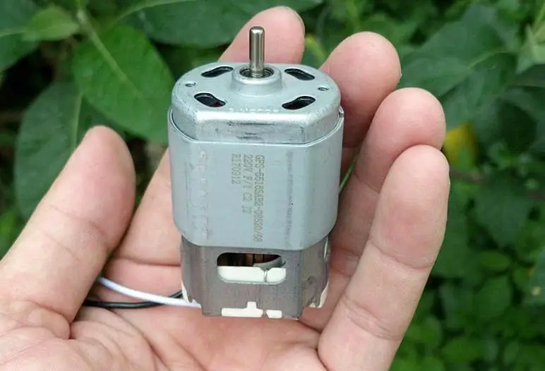 DC220V 12500 об/мин миниатюрный DC Постоянный магнит двигатель 12 полюсный ротор