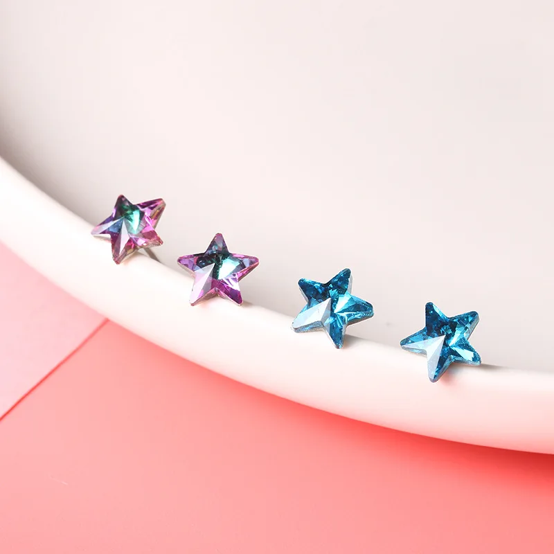 Женские серьги гвоздики из серебра 100% пробы 8 мм|Серьги-гвоздики| |