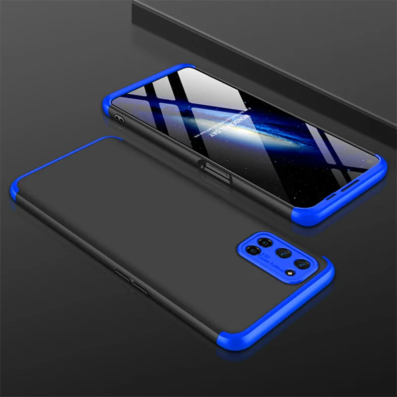 

OPPO A72 2020 CPH2067 Case 360 Full Protection Anti-knock 3 in 1 Matte Hard PC Cover for Oppp A52 2020 CPH2069 A92 Case Coque