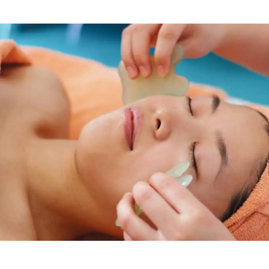 Натуральный нефритовый валик гуа-Ша массаж инструмент камень доска для резки