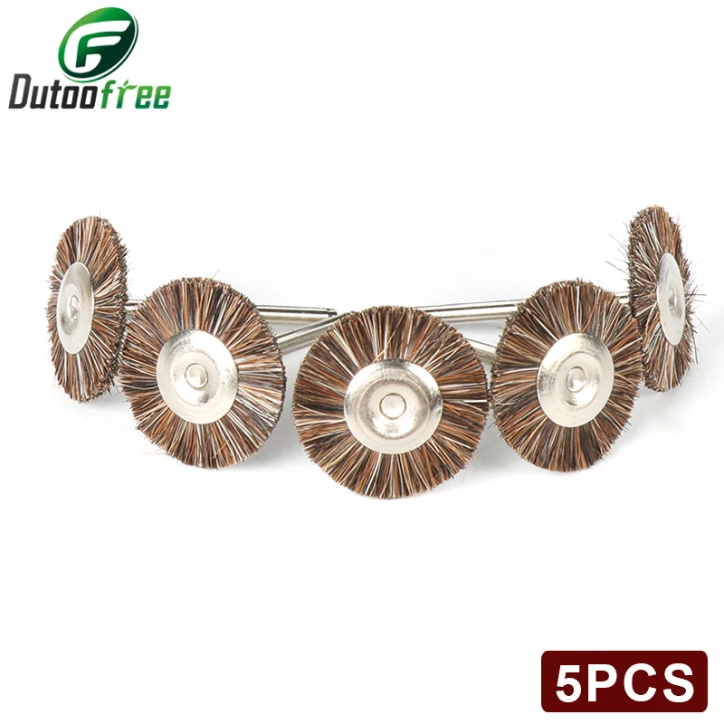 Высокое качество в наличии кисть из конского волоса полировочное колесо для Dremel