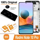 ЖК-дисплей AMOLED 6,67 ''для Xiaomi Redmi Note 10 Pro, сенсорный экран с дигитайзером в сборе, детали для Redmi note10pro, M2101K6G, дисплей