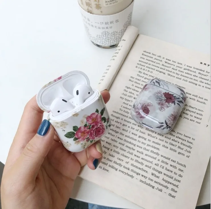 Чехол для наушников Art Flower Airpods 2 1 Air Pods чехол s милый светящийся винтажный