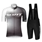Мужской спортивный костюм для велоспорта SCOTT RACING, быстросохнущий, с короткими рукавами, для езды на горном велосипеде