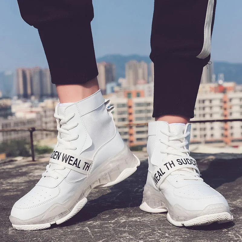 Кроссовки Sepatu мужские высокие повседневные удобные дизайнерские сникерсы на
