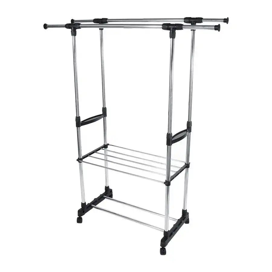 Регулируемая Вешалка для одежды сушилка хранения подвесной шкаф органайзер за