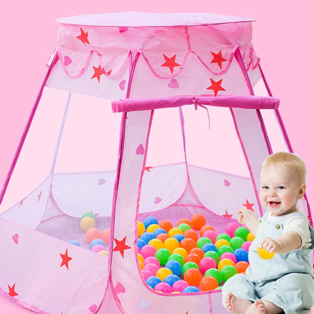 Портативный складной манеж для детей детская игрушка бассейн шаров с корзиной