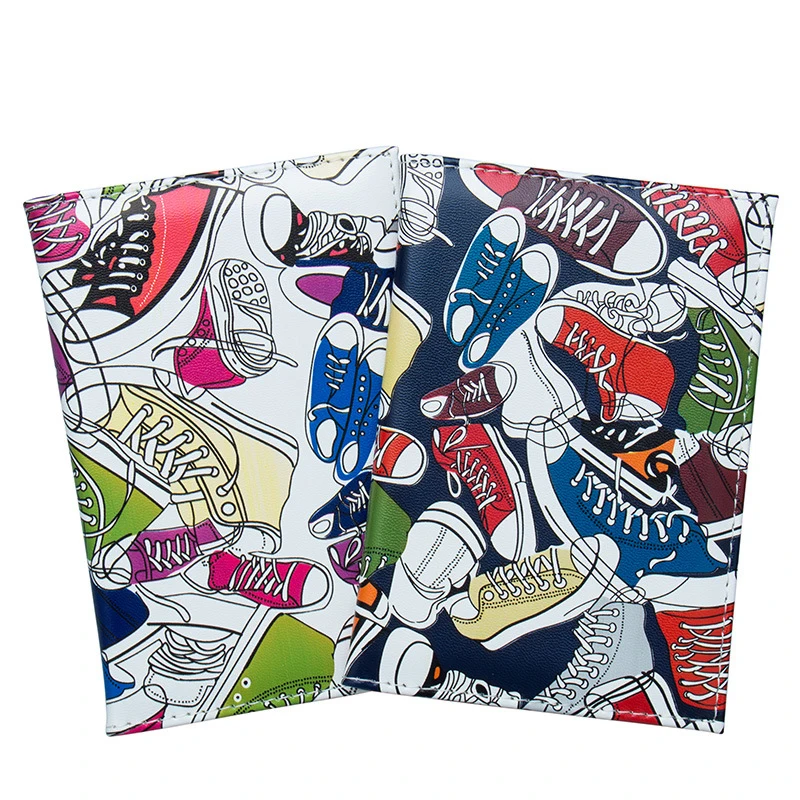 Обувь для путешествий с принтом Zoukane парусиновая обувь Обложка паспорта чехол из